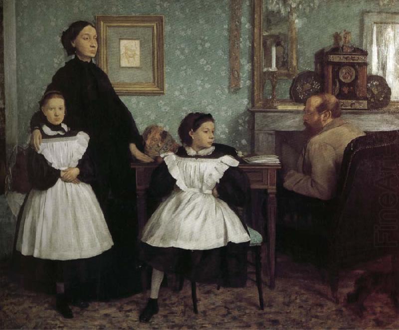 Belini Family, Edgar Degas